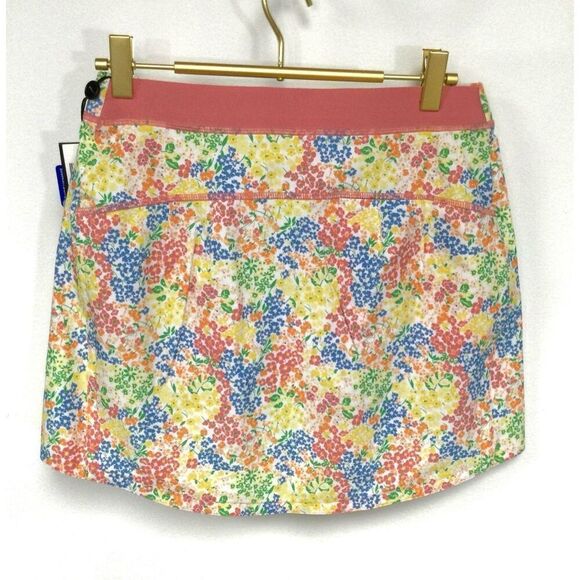 NWT RLX Ralph Lauren Womens Pink Floral Performance Golf Skort Skirt Size XS - Picture 2 of 14